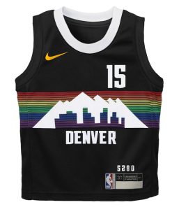 Alternative view of Nikola Joki? Denver Nuggets Nike Preschool 2025/26 City Edition Swingman Jersey - Black