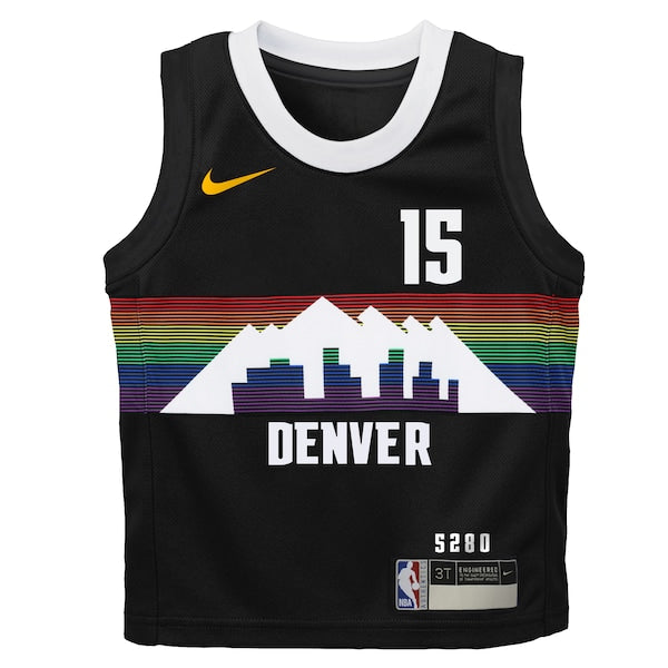 Nikola Joki? Denver Nuggets Nike Preschool 2025/26 City Edition Swingman Jersey - Black - Image 2
