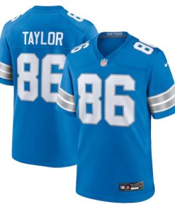 Malik Taylor Detroit Lions Nike Team Game Jersey -  Blue