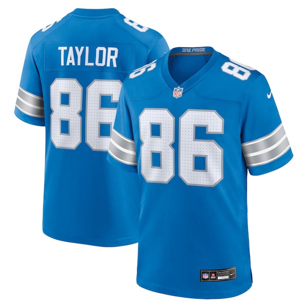 Malik Taylor Detroit Lions Nike Team Game Jersey - Blue