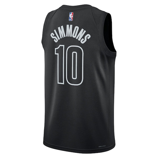 Ben Simmons Brooklyn Nets Jordan Brand Unisex Swingman Jersey - Statement Edition - Black - Image 3