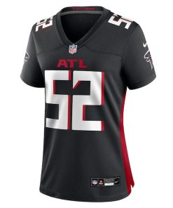 Alternative view of Jovaughn Gwyn Atlanta Falcons Nike Women's Team Game Jersey -  Black