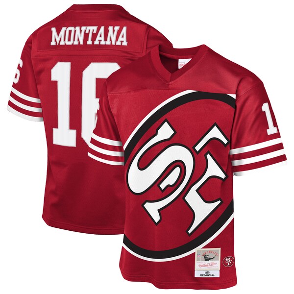 Joe Montana San Francisco 49ers Youth 1990 Throwback Fashion Jersey - Scarlet