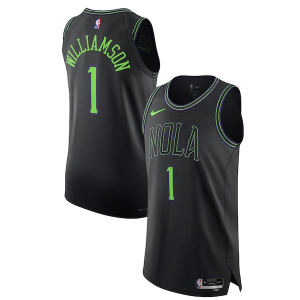 Nike Zion Williamson New Orleans Pelicans Authentic Jersey - City Edition - Black