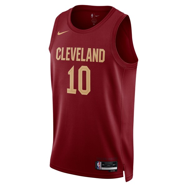 Darius Garland Cleveland Cavaliers Nike Unisex Swingman Jersey - Icon Edition - Wine/White - Image 3