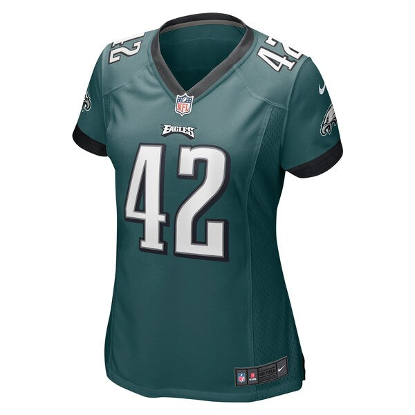 Kindle Vildor Philadelphia Eagles Nike Women's Game Jersey - Midnight Green - Image 2