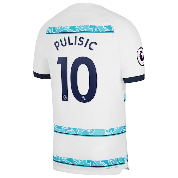 Christian Pulisic Chelsea Nike 2022/23 Away Vapor Match Authentic Player Jersey - White - Image 3