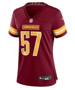 Alternative view of Nick Bellore Washington Commanders Nike Women's Team Game Jersey -  Burgundy