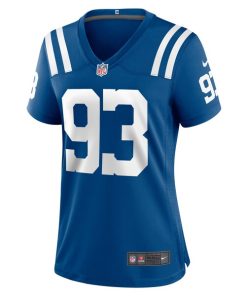 Alternative view of Eric Johnson Indianapolis Colts Nike Women's Player Game Jersey - Royal
