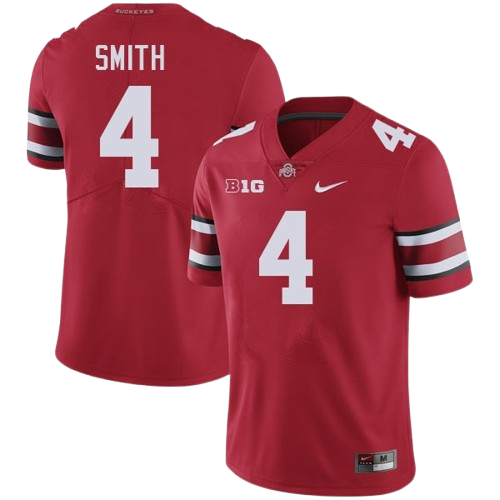 Jeremiah Smith Ohio State Buckeyes #4 Limited Jersey - Red - Image 2