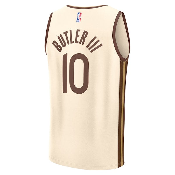 Jimmy Butler III Golden State Warriors Youth 2025/26 City Edition Fast Break Jersey - Tan - Image 3