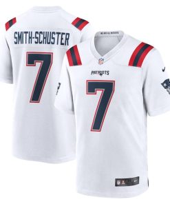 JuJu Smith-Schuster New England Patriots Nike Game Player Jersey - { White