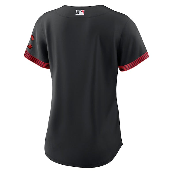 Cincinnati Reds Nike Women's 2023 City Connect Replica Jersey - Black - Image 3