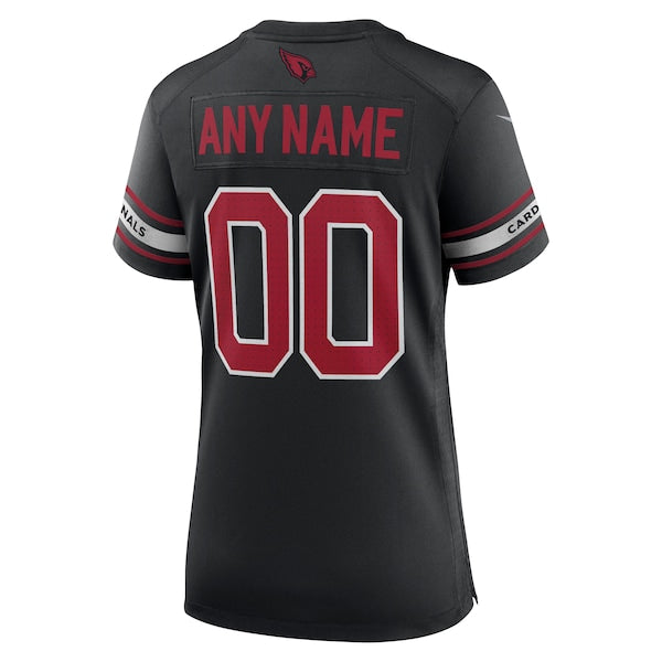 Arizona Cardinals Nike Women's Alternate Custom Game Jersey - Black - Image 3