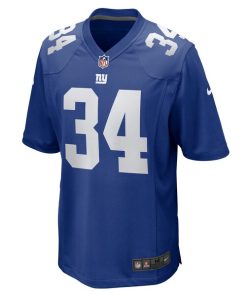 Alternative view of Elijah Riley New York Giants Nike Team Game Jersey -  Royal