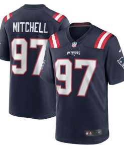 DaMarcus Mitchell New England Patriots Nike Game Player Jersey - Navy
