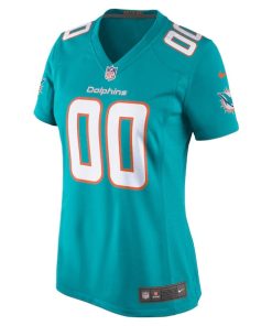 Alternative view of Miami Dolphins Nike Women's Custom Game Jersey - Aqua