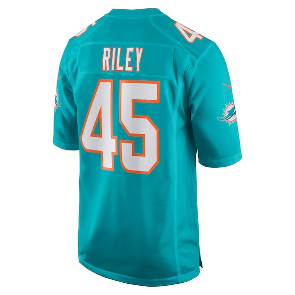 Duke Riley Miami Dolphins Nike Game Jersey - Aqua - Image 3