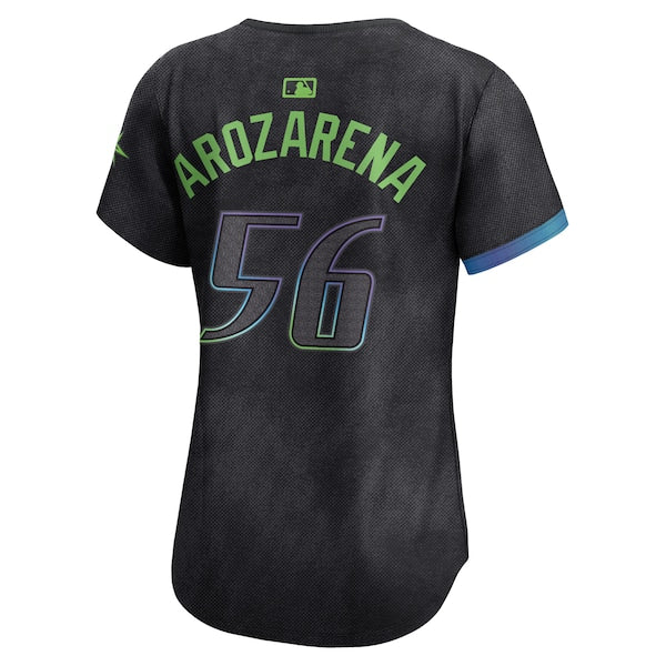 Randy Arozarena Tampa Bay Rays Nike Women's 2024 City Connect Limited Player Jersey - Charcoal - Image 3