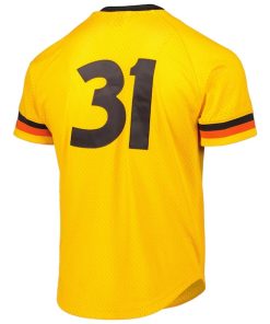 Alternative view of Dave Winfield San Diego Padres Cooperstown Collection Mesh Batting Practice Jersey - Gold