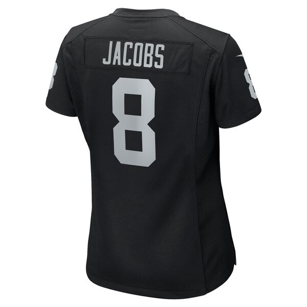 Josh Jacobs Las Vegas Raiders Nike Women's Game Player Jersey - Black - Image 3