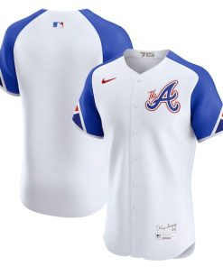 Atlanta Braves Nike City Connect Elite Jersey - White