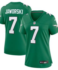 Ron Jaworski Philadelphia Eagles Nike Women's Alternate Game Jersey - Kelly Green