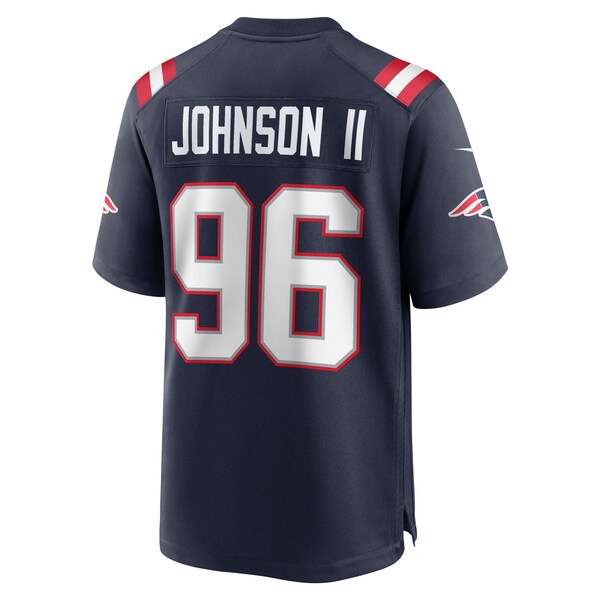 Eric Johnson II New England Patriots Nike Game Jersey - Navy - Image 4