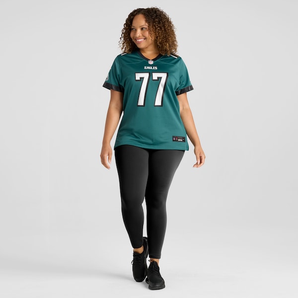 Mekhi Becton Philadelphia Eagles Nike Women's Team Game Jersey - Midnight Green - Image 5