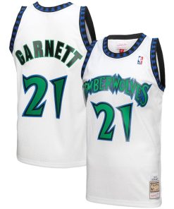 Kevin Garnett Minnesota Timberwolves  1997-98 Hardwood Classics Reload 3.0 Swingman Jersey - White