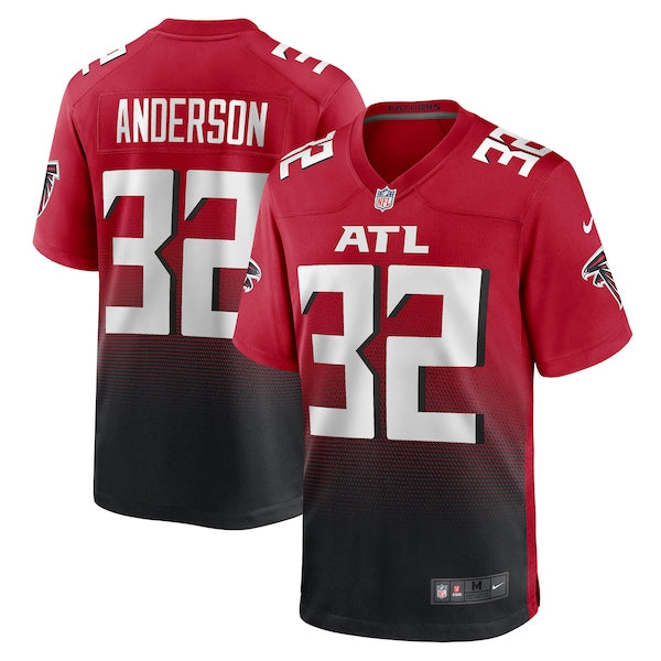 Jamal Anderson Atlanta Falcons Nike Retired Player Alternate Game Jersey - Red/Black - Image 2