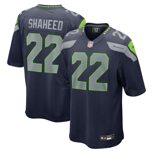 Rashid Shaheed Seattle Seahawks Nike Team Game Jersey - College Navy/Royal/White - Image 2