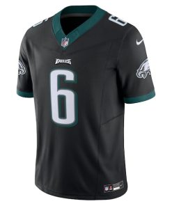 Alternative view of DeVonta Smith Philadelphia Eagles Nike Vapor F.U.S.E. Limited Jersey - Black
