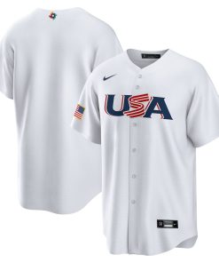 USA Baseball Nike 2023 World Baseball Classic Replica Jersey - White