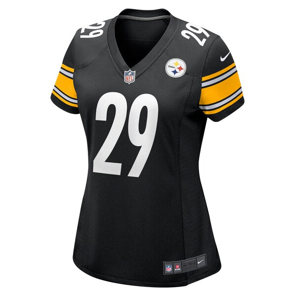 Ryan Watts Pittsburgh Steelers Nike Women's Game Jersey - Black - Image 2