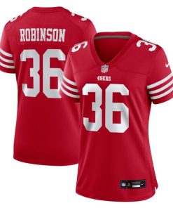 Alternative view of Curtis Robinson San Francisco 49ers Nike Women's  Game Jersey -  Scarlet
