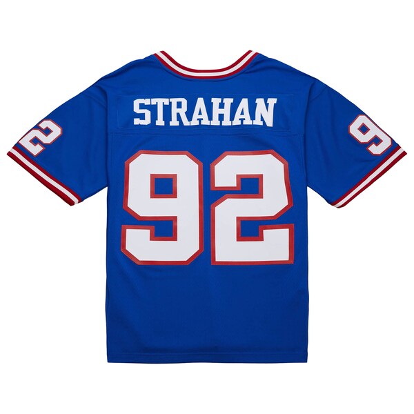Michael Strahan New York Giants Big & Tall 1993 Retired Player Replica Jersey - Royal - Image 3