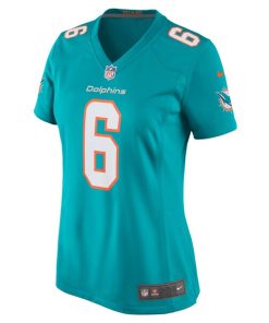 Alternative view of Skylar Thompson Miami Dolphins Nike Women's Team Game Jersey -  Aqua