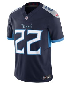Alternative view of Derrick Henry Tennessee Titans Nike Vapor F.U.S.E. Limited Jersey - Navy