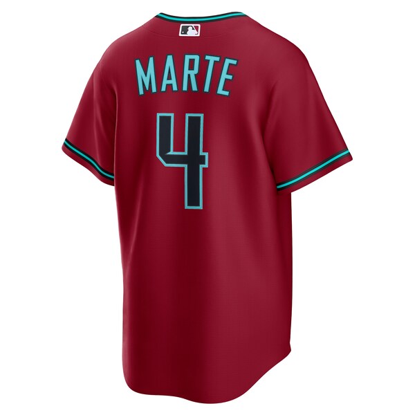 Ketel Marte Arizona Diamondbacks Nike Alternate 2 Replica Jersey - Red/Black - Image 4