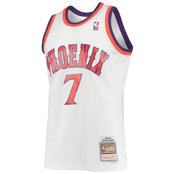 Kevin Johnson Phoenix Suns 1988/89 Hardwood Classics Swingman Jersey - White - Image 2