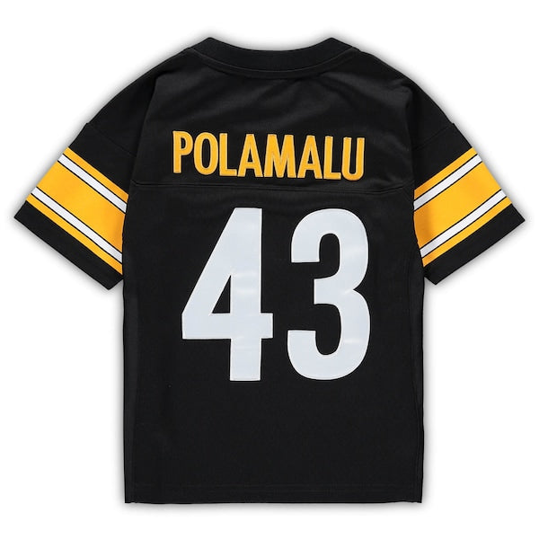 Troy Polamalu Pittsburgh Steelers Toddler 2005 Retired Legacy Jersey - Black - Image 3