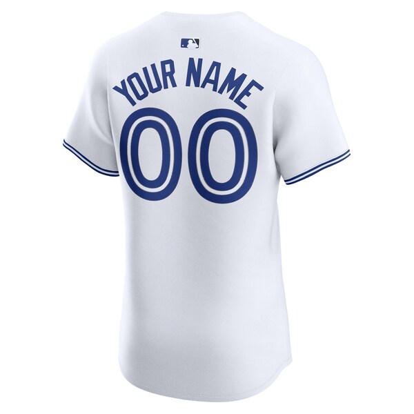 Toronto Blue Jays Nike Home Elite Custom Jersey - White - Image 3