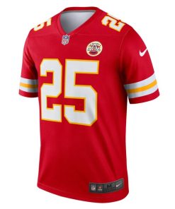 Alternative view of Clyde Edwards-Helaire Kansas City Chiefs Nike Legend Jersey - Red