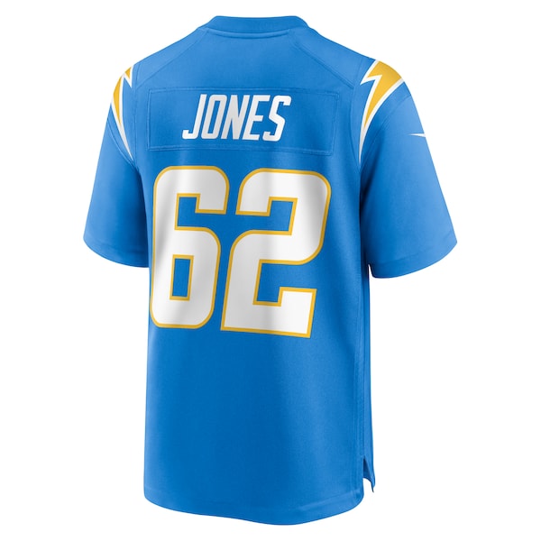 Nash Jones Los Angeles Chargers Nike Team Game Jersey - Powder Blue - Image 3