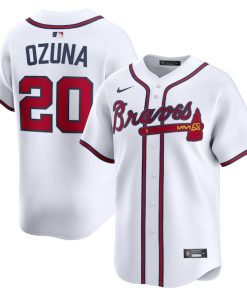 Marcell Ozuna Atlanta Braves Nike Home Limited Player Jersey - White