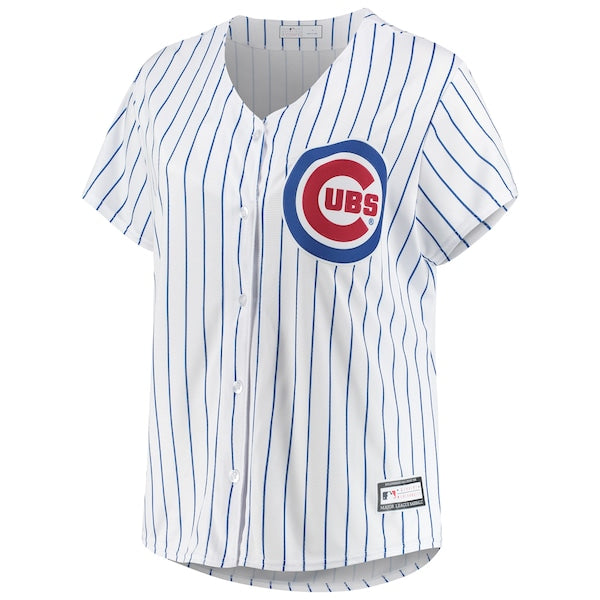 Chicago Cubs Women's Plus Size Sanitized Replica Team Jersey - White - Image 2