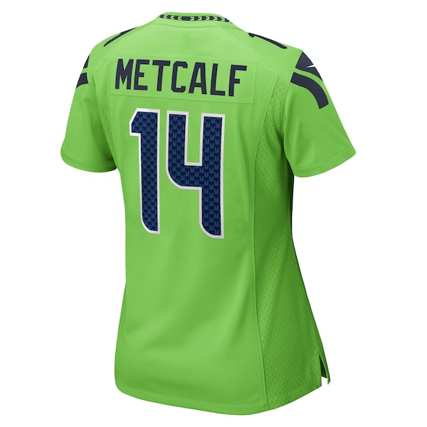 DK Metcalf Seattle Seahawks Nike Women's Game Jersey - Neon Green - Image 3