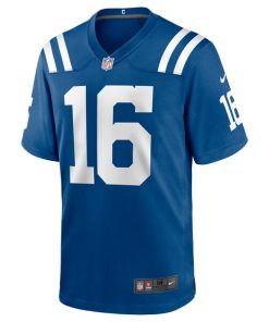 Alternative view of Ashton Dulin Indianapolis Colts Nike Game Jersey - Royal
