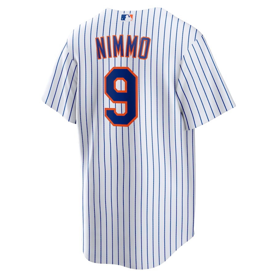 Brandon Nimmo New York Mets Nike Home Official Replica Player Jersey - White - Image 3